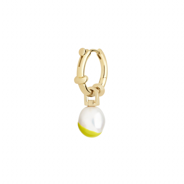 Cha Cha Earring Goldplated Silver (One)