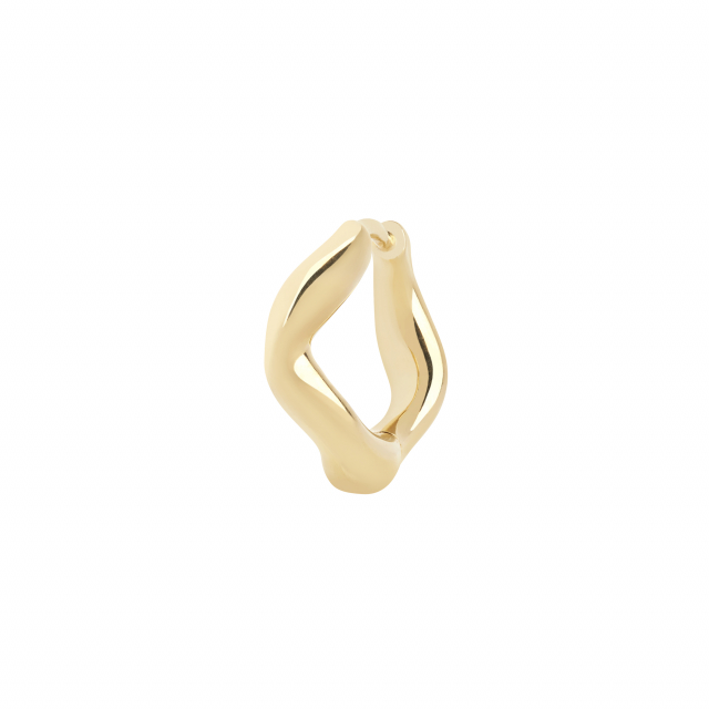 Anil 8 Huggie Goldplated Silver (One)