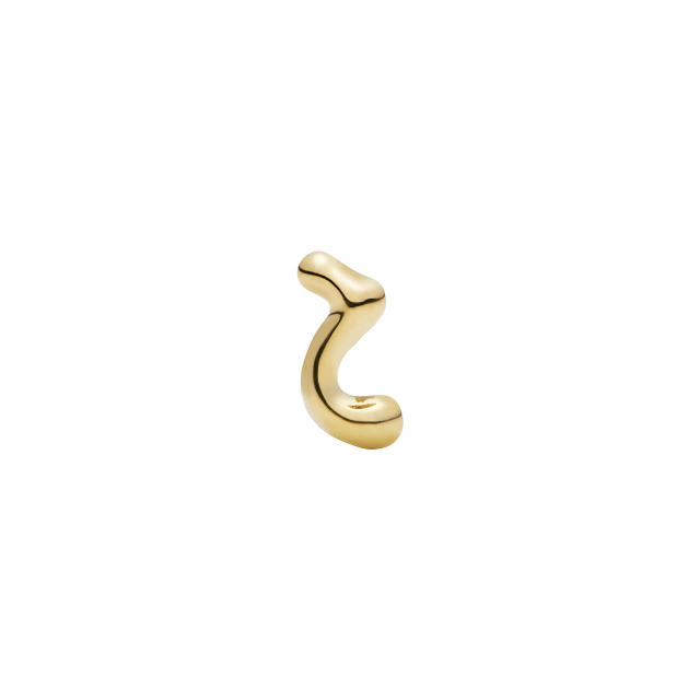 Lotus Stud Goldplated Silver (One)