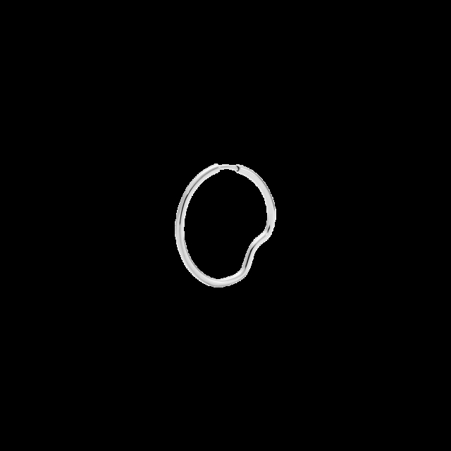Copenhagen 25 Hoop Silver
