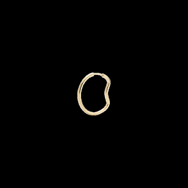 Copenhagen 20 Hoop Goldplated Silver