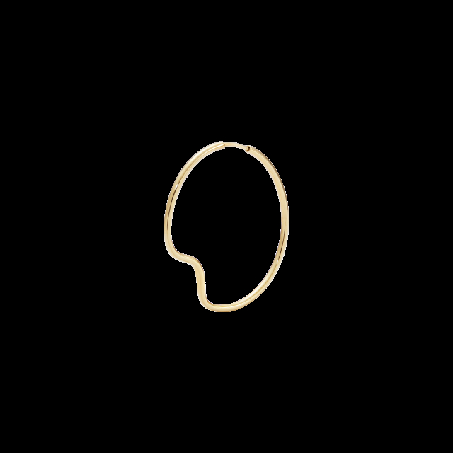 Copenhagen 35 Hoop Goldplated Silver