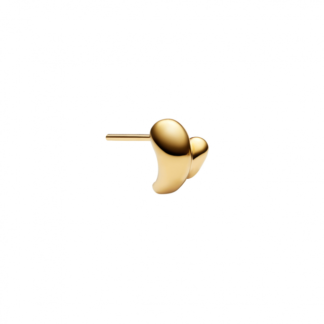 Sagene Trail Stud Goldplated Silver vänster (1st)