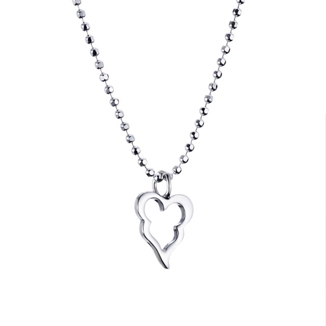 Little Crazy Heart Hängsmycke Silver