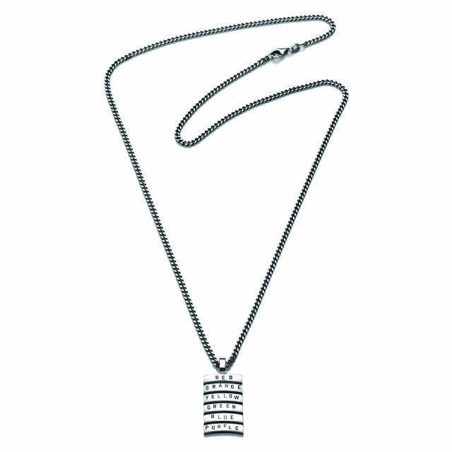 Rainbow Freedom Hängsmycke Silver