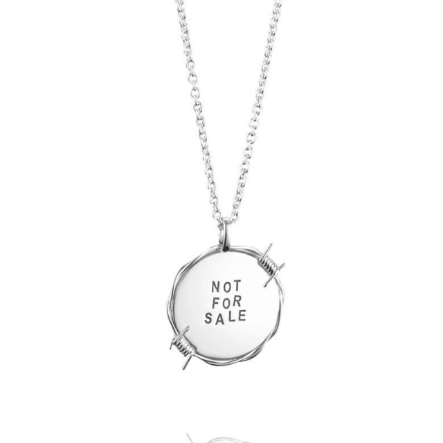 Not For Sale Hängsmycke Silver