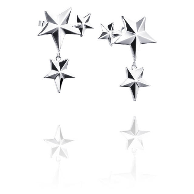 Catch A Falling Star Örhänge Silver