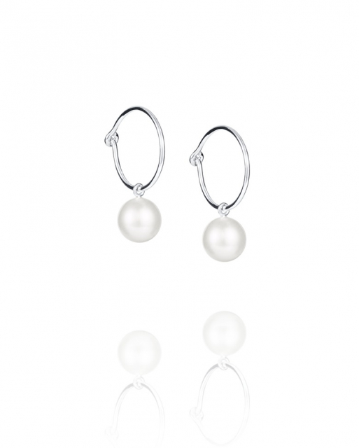 Pop Pearls Örhänge Silver