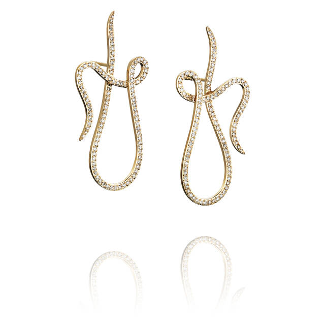 Shape Of A Dream & Stars Örhänge Guld