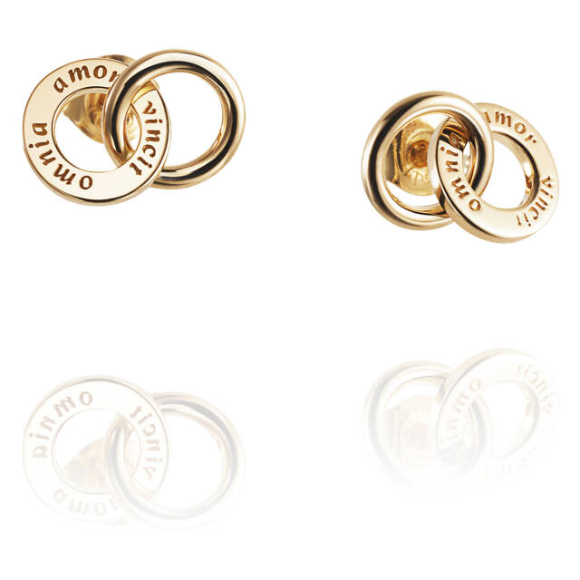 Mini Twosome Örhänge Guld