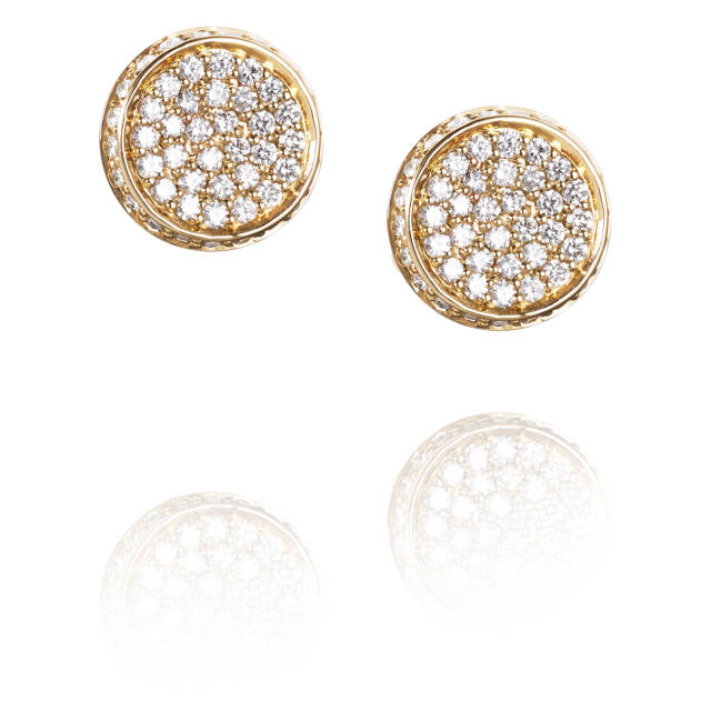 Love Bowl Mini & Stars Örhänge Guld