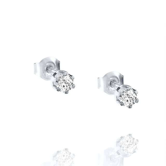 Crown & Stars Örhänge 0.38ctw Vitguld