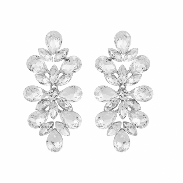 Vue big pendant Örhänge Silver