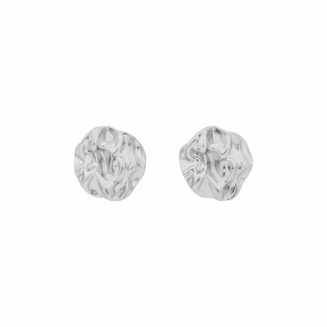Oz irregular ear plain Silver-Onesize