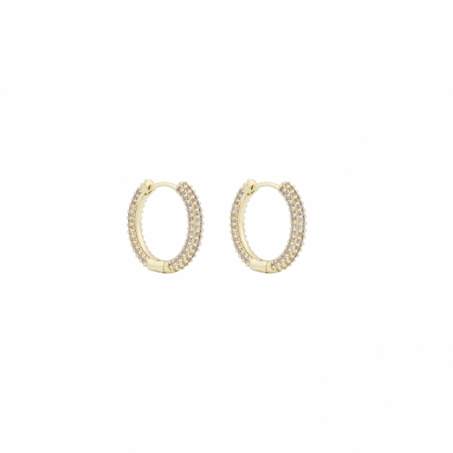 North ring ear 14mm Gold/clear-Onesize