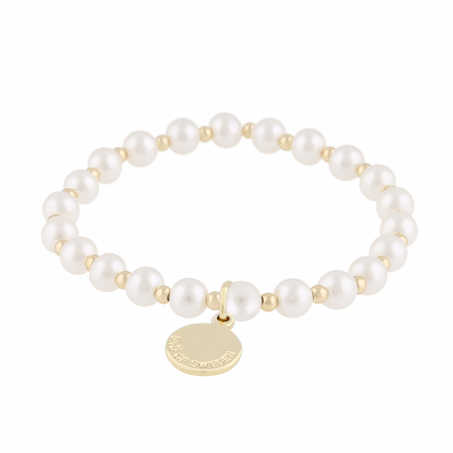 Lydia small pearl Armband Guld M/L