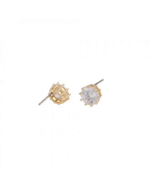 Lise small stone ear guld clear