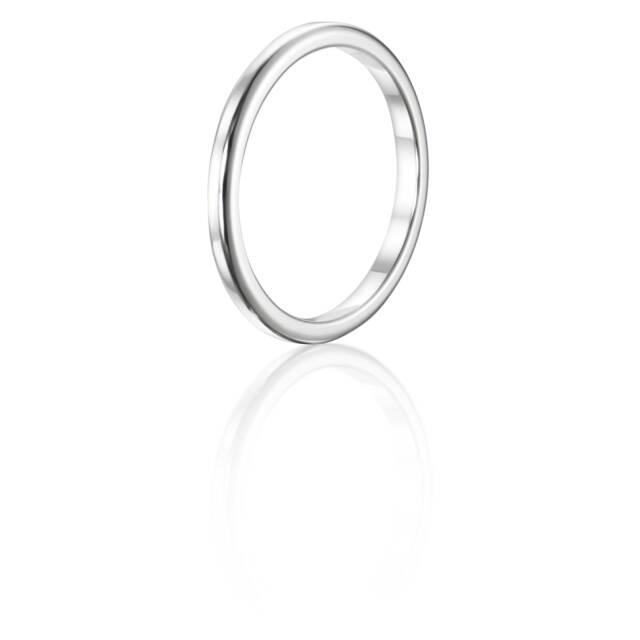 1.01 Days - Two Plain Ring Silver