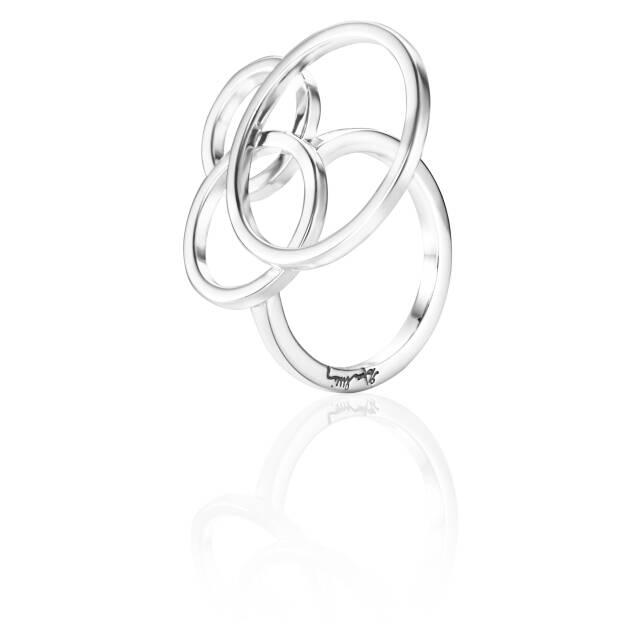 Bubbles Ring Silver