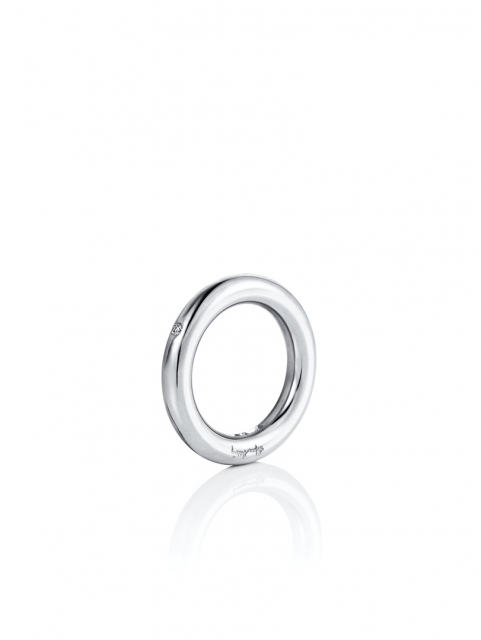 One Love & Stars Ring Silver