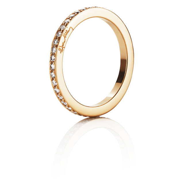 Stars & Signature Thin Ring Guld