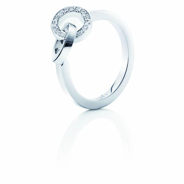 You & Me Ring Vitguld