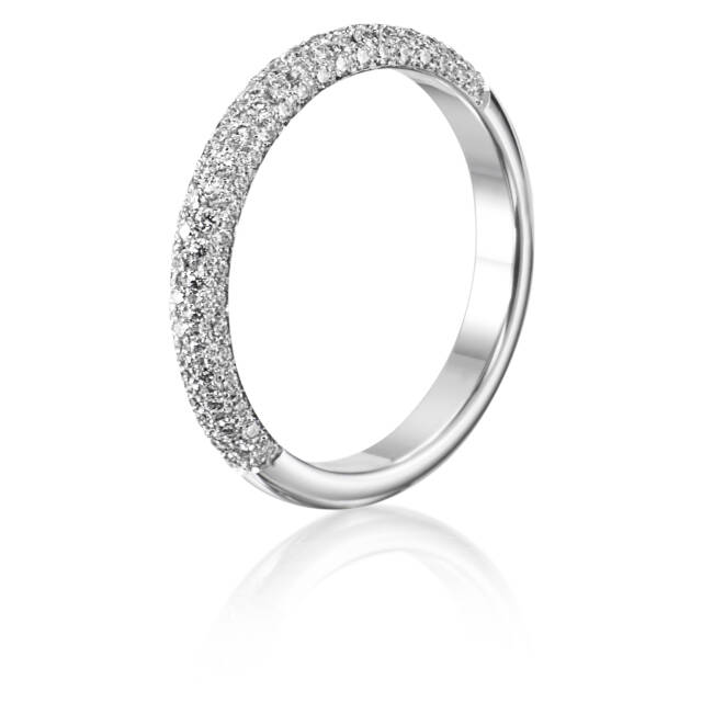 Thousand Stars Ring Vitguld