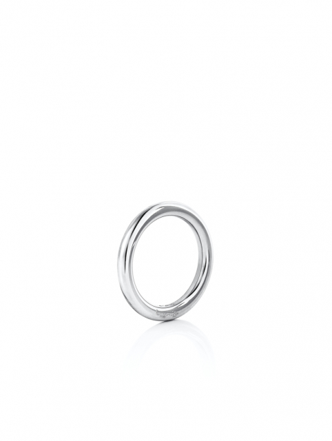 One Love Thin Ring Vitguld