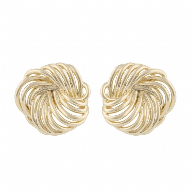 Dakota big round örhänge Guld