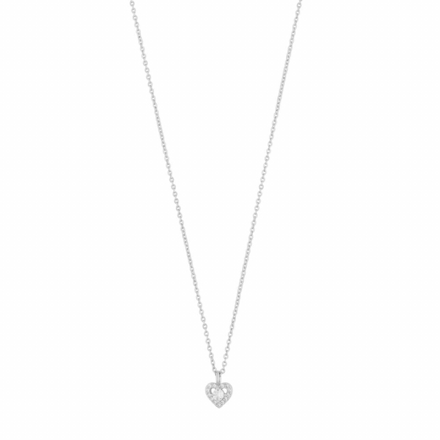 Nisi heart pendant Halsband Silver