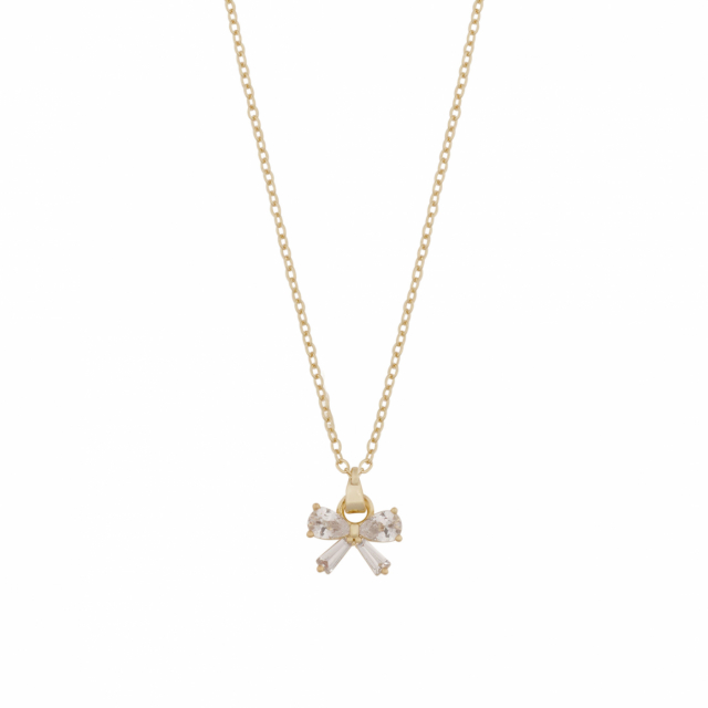 Eira bow Halsband Guld