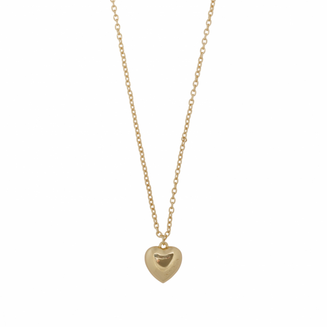 Cute big heart Halsband Guld