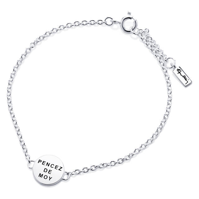Mini Pencez De Moy Armband Silver 17-19 cm