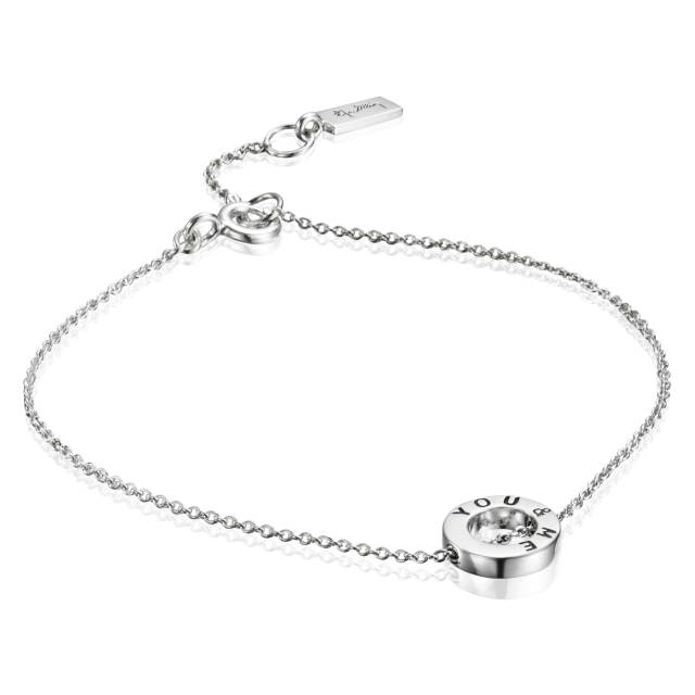 Mini Me You & Me Armband Silver 17-19 cm