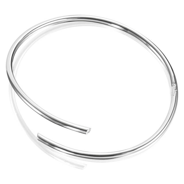 Hug Cuff Armband Silver