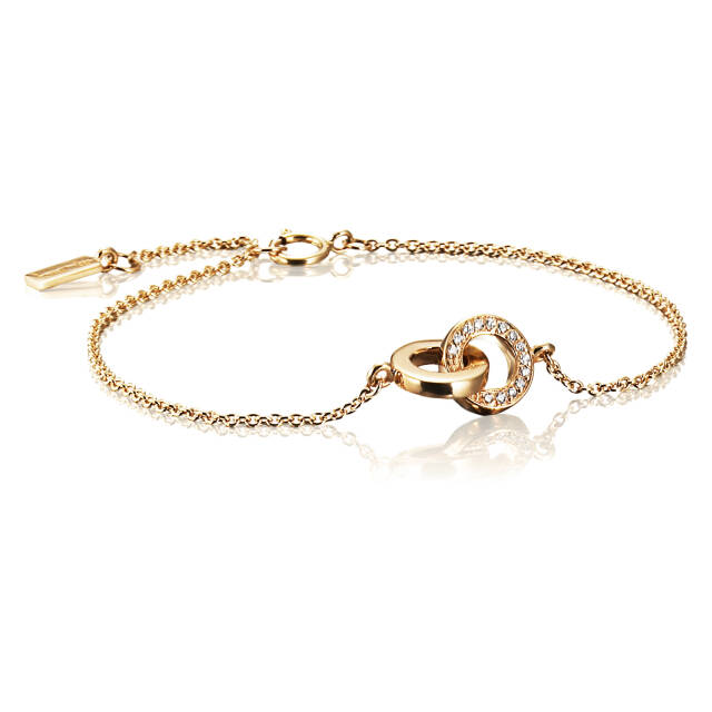 You & Me Armband Guld 15-19 cm