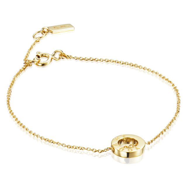 Mini Me You & Me Armband Guld 17-19 cm
