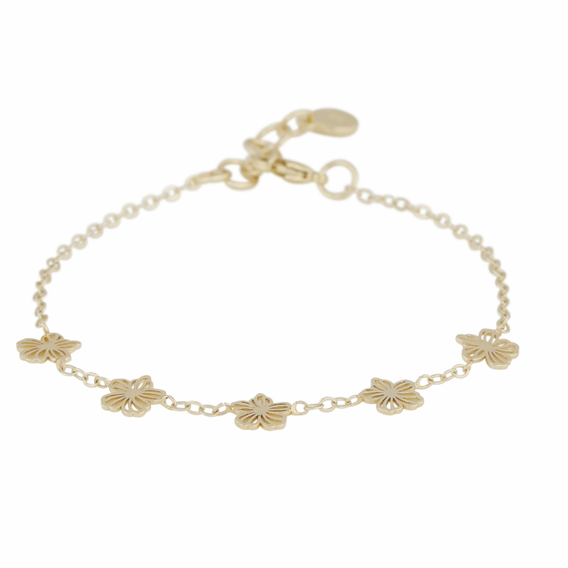 Flora daisy Armband Guld