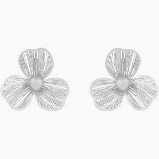 Flora petal Örhängen Silver