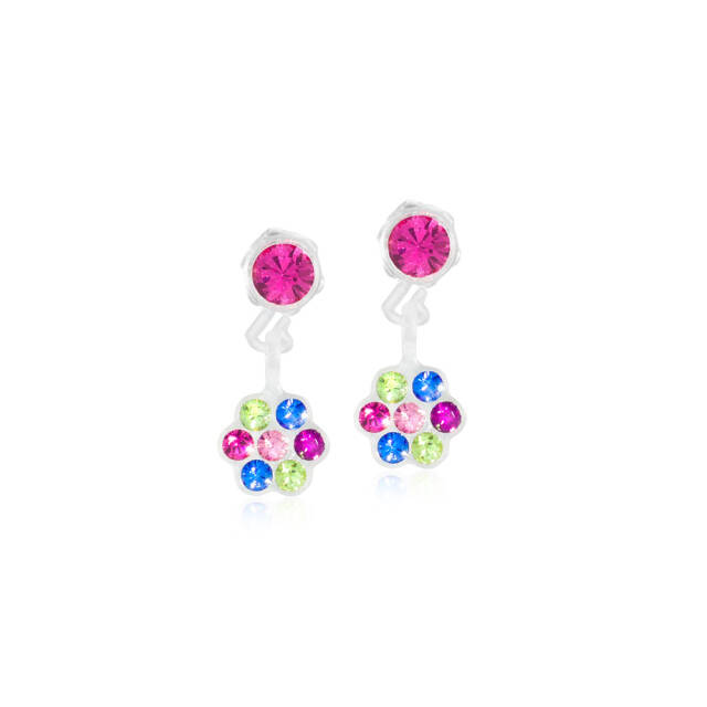 Medical Plastic Pendant Daisy 4/5 mm, Fantasy Örhänge