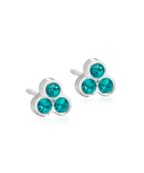 MP Clover 6 mm, Blue zircon