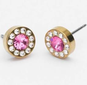 GT Brilliance Halo 8 mm, Crystal/Rose