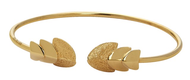 Roof bangle brace armband flex guld