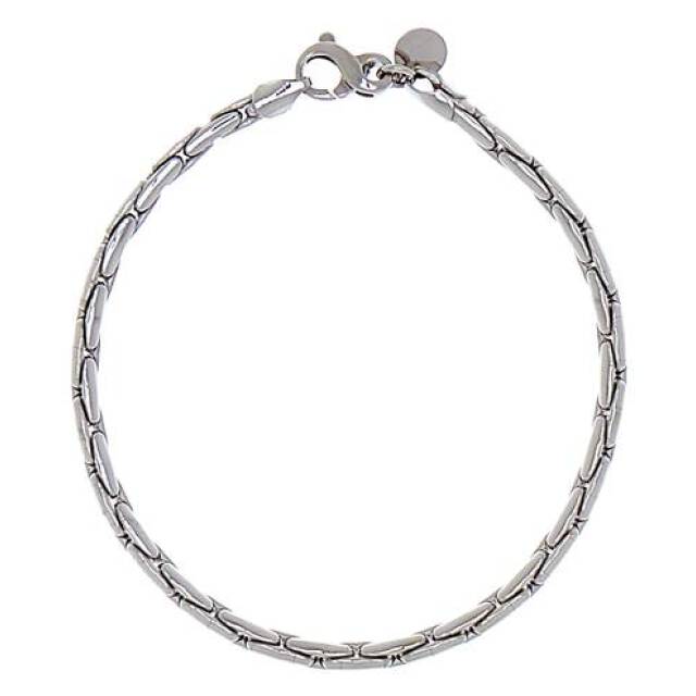 Bear brace armband plain Silver