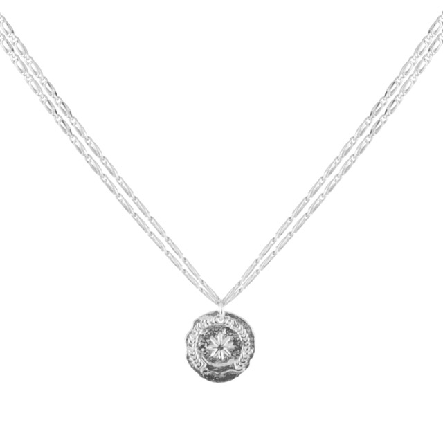 Victory long/short halsband 75-85 Silver