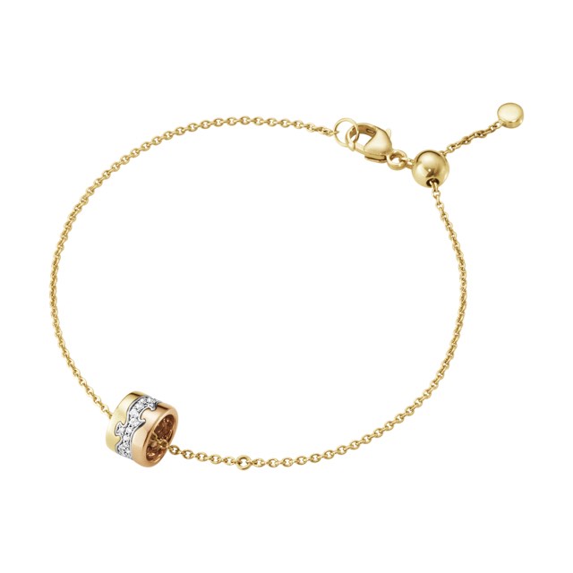 FUSION Armband Guld Vitguld Roséguld CENTRE PAVÉ 0.11 CT