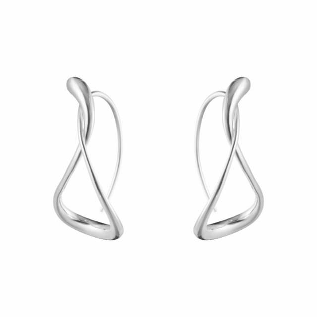 MERCY LARGE EARHOOP SILVER