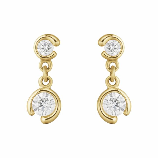 MERCY DOUBLE SOLITAIRE Örhänge GULD DIAMOND 0.40 CT