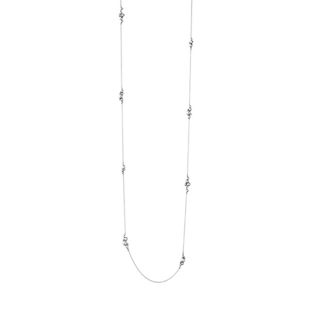 MOONLIGHT GRAPES Sautoir halsband silver i gruppen Halsband / Silverhalsband hos SCANDINAVIAN JEWELRY DESIGN (20001598)