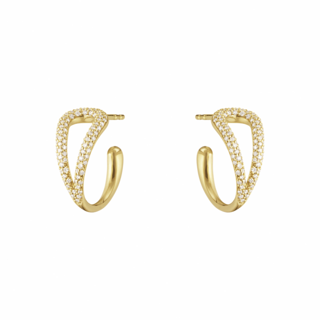 MERCY SWIRL Örhängen Guld Diamanter  0.41 CT